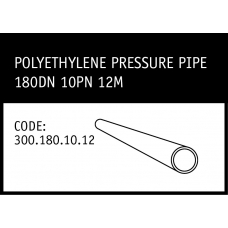 Marley Polyethylene Pressure Pipe 180DN 10PN 12M - 300.180.10.12